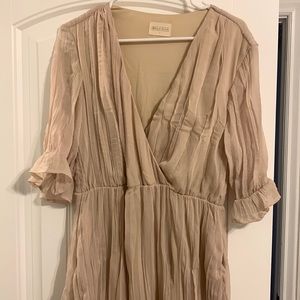 Long Tan Dress